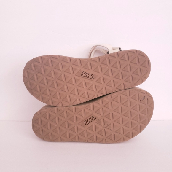 TEVA flatform universal up white leather sandal - Picture 7 of 7